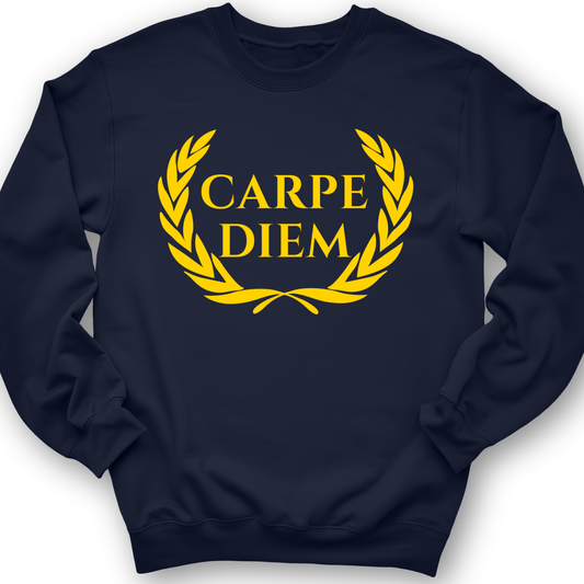 Carpe Diem Crewneck Navy / S