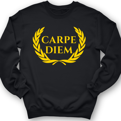 Carpe Diem Crewneck Black / S