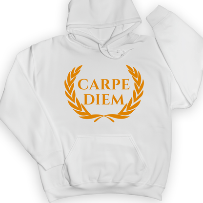 Carpe Diem Hoodie White / S