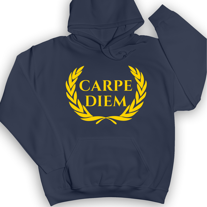 Carpe Diem Hoodie Navy / S