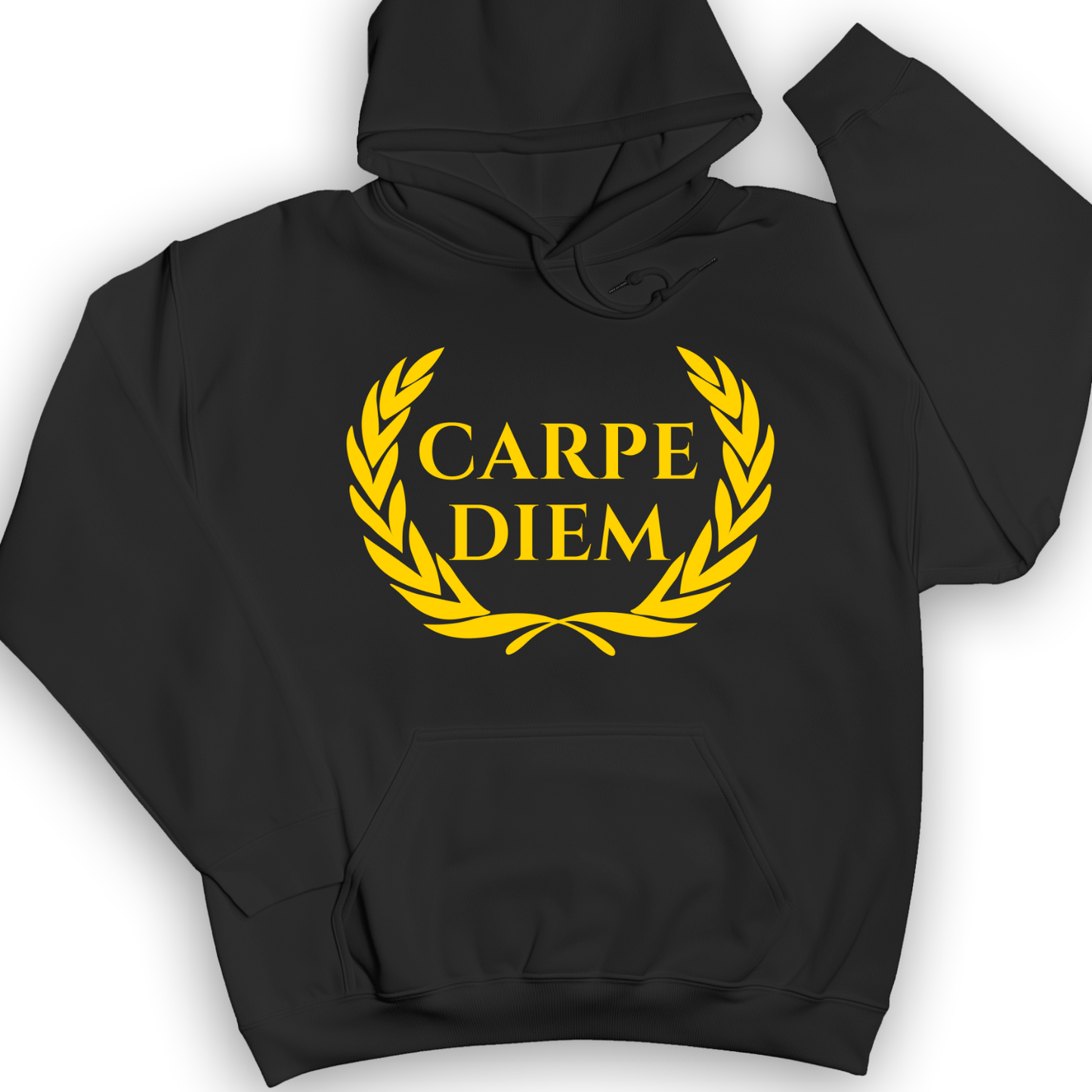Carpe Diem Hoodie Black / S