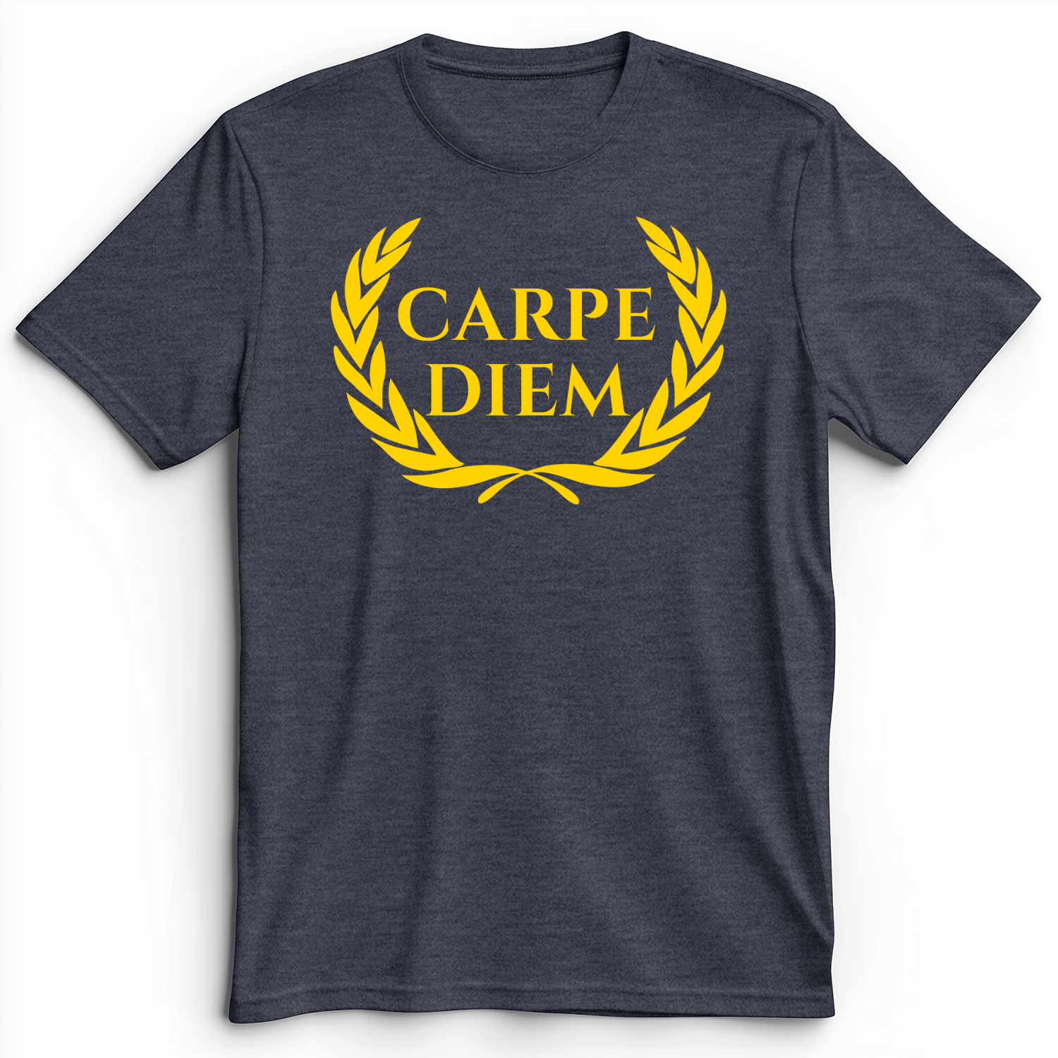 Carpe Diem Premium Tee Heather Navy / S