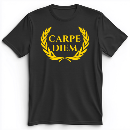 Carpe Diem Premium Tee Dark Grey Heather / S
