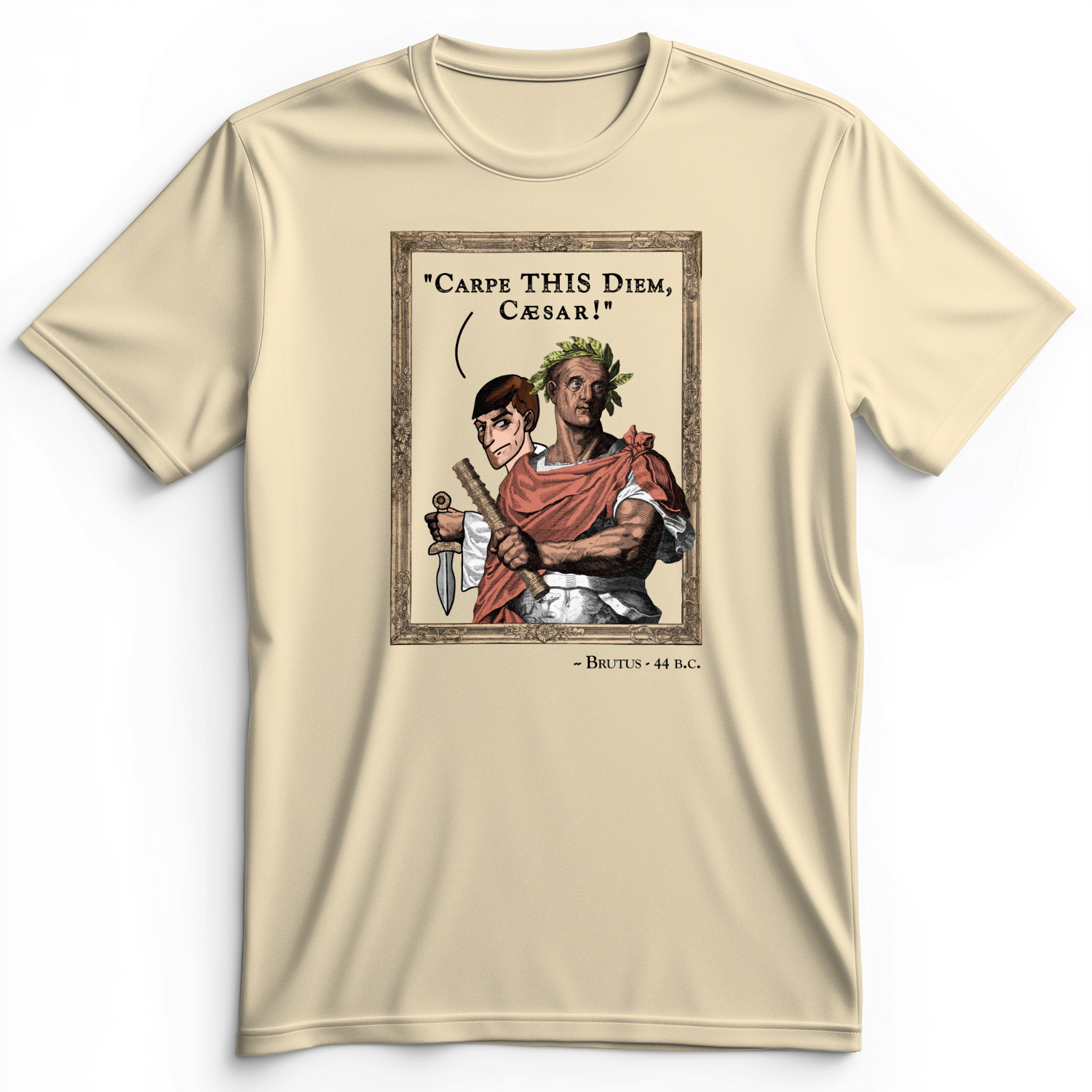 Carpe THIS Diem Caesar Premium Tee Natural / S