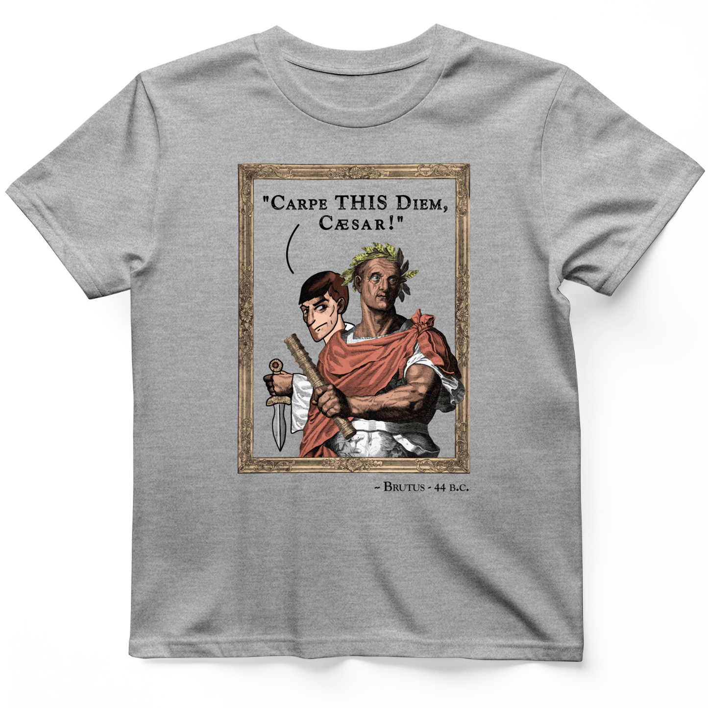 Carpe THIS Diem Caesar T-Shirt Sport Grey / S