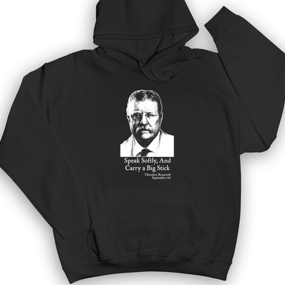 Carry A Big Stick Hoodie Black / S