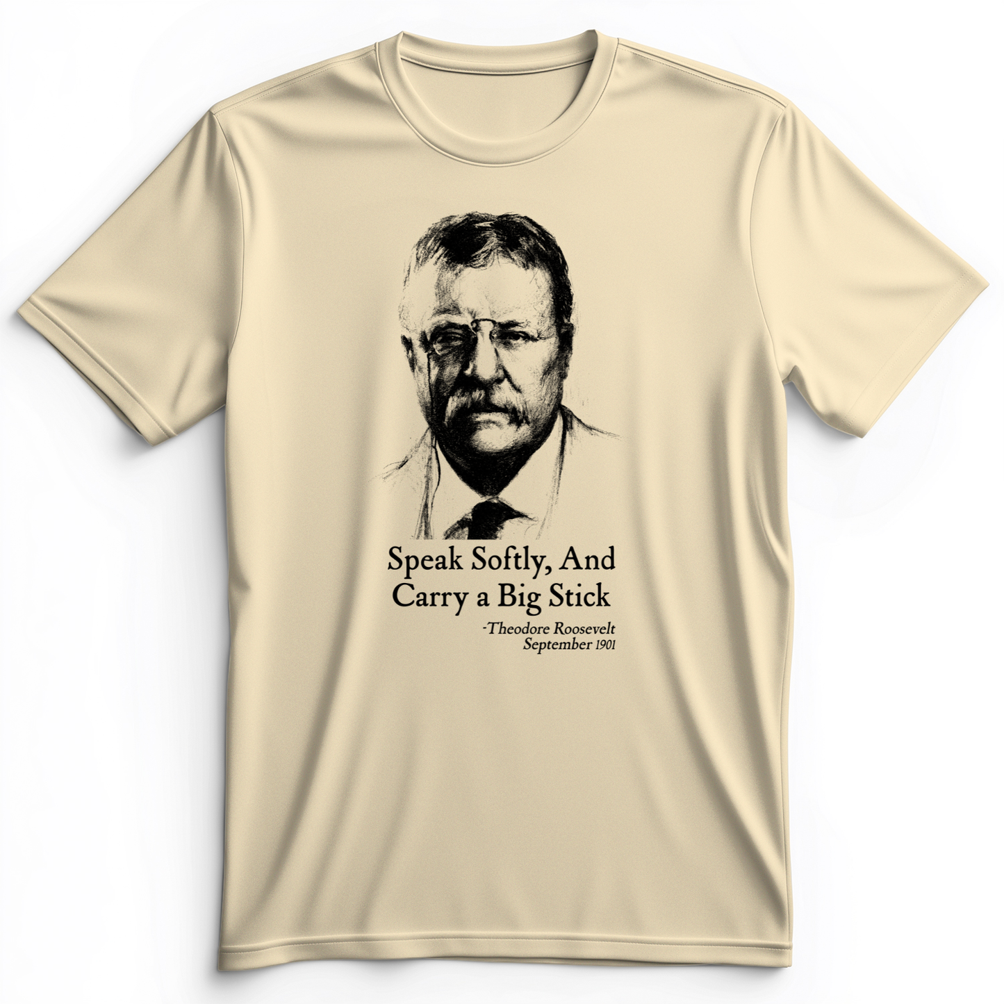 Carry A Big Stick Premium Tee Natural / S