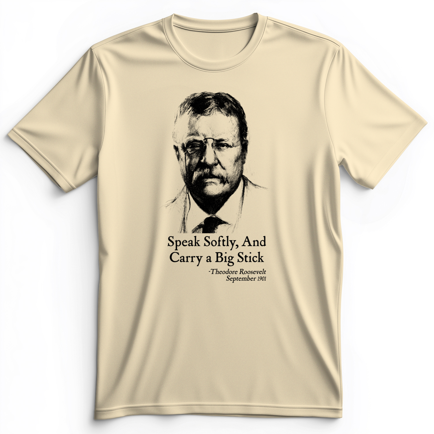 Carry A Big Stick Premium Tee Natural / S