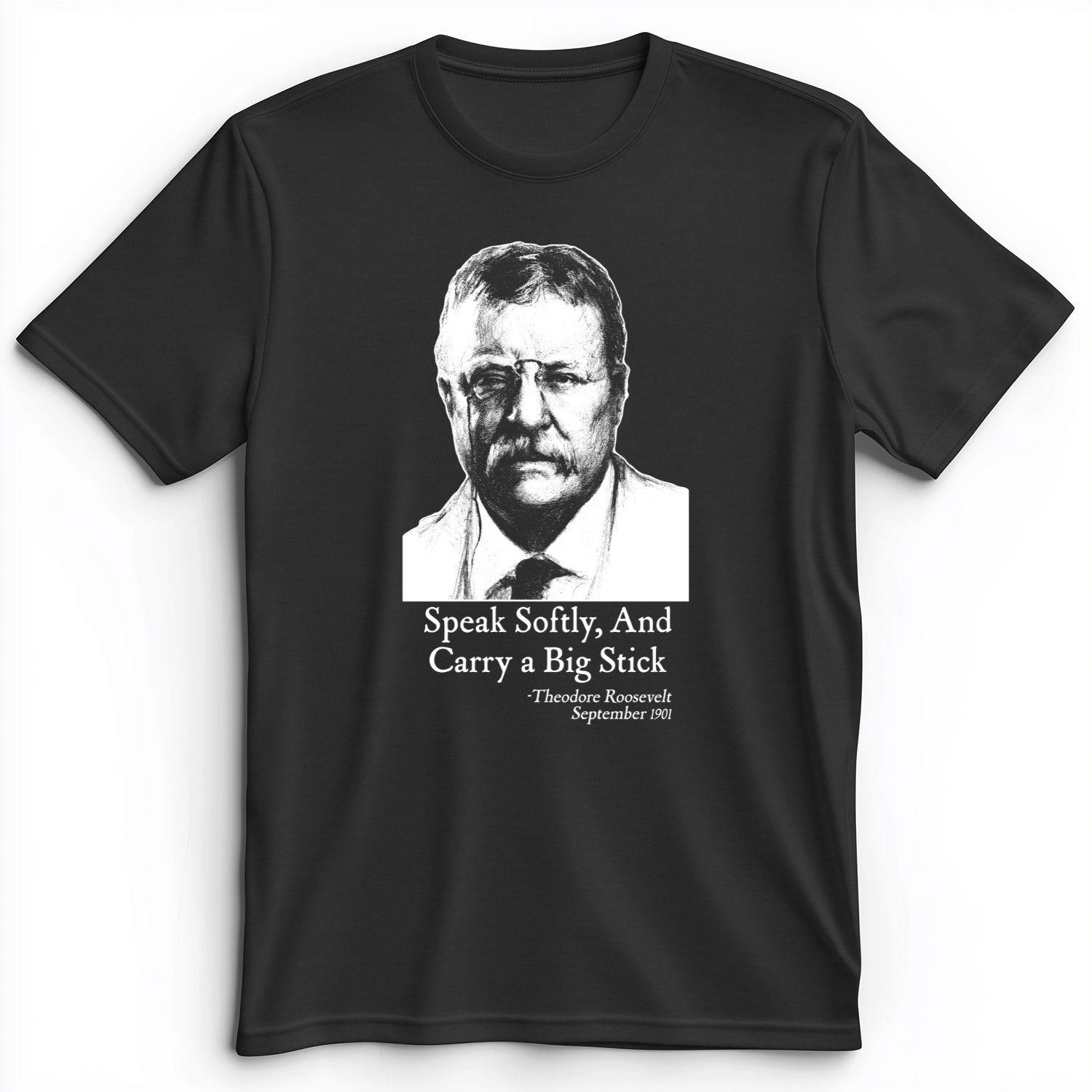 Carry A Big Stick Premium Tee Dark Grey Heather / S