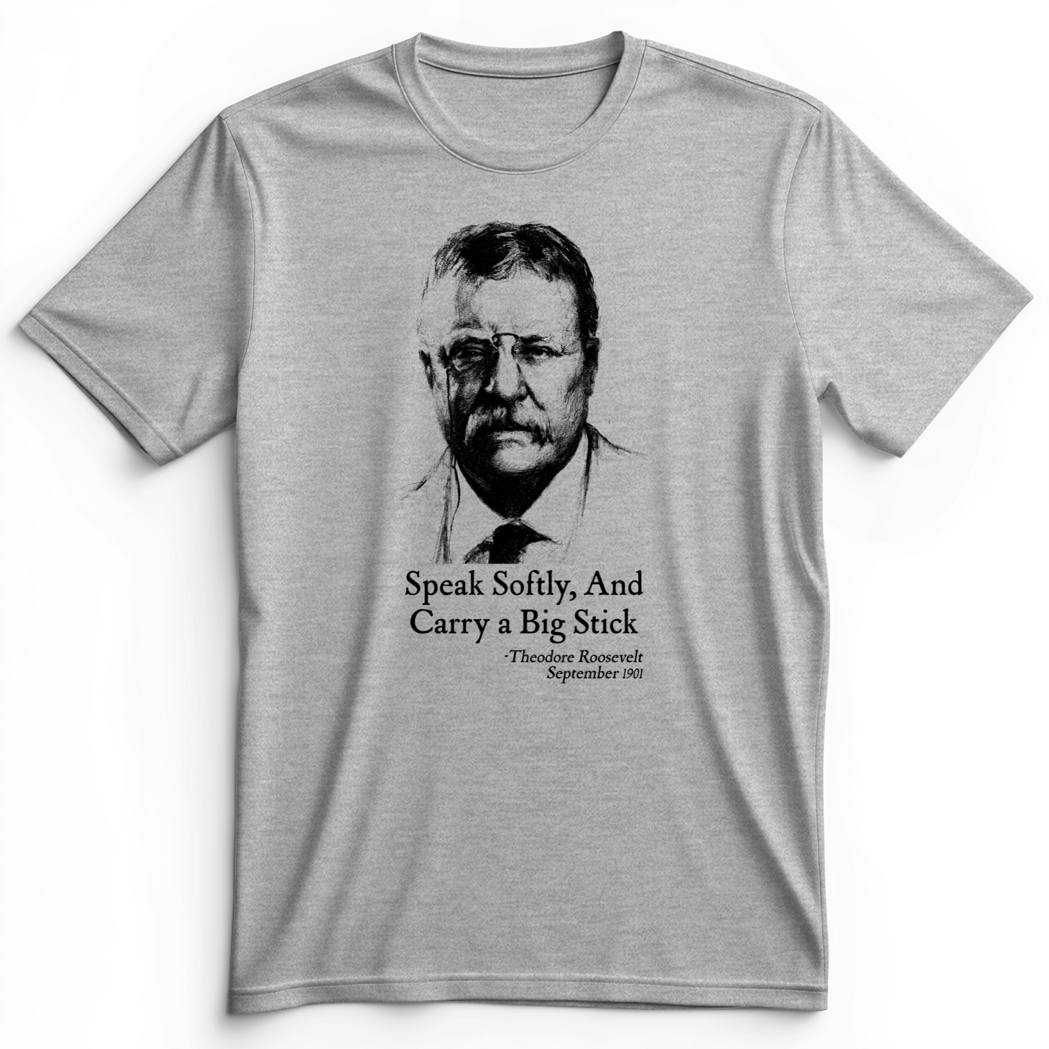Carry A Big Stick Premium Tee Athletic Heather / S