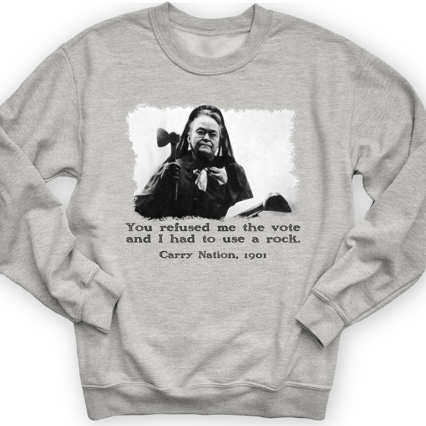 Carry Nation Crewneck Sport Grey / S