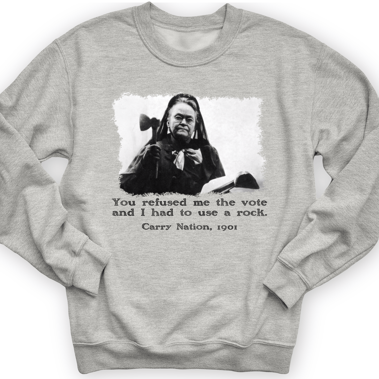 Carry Nation Crewneck Sport Grey / S