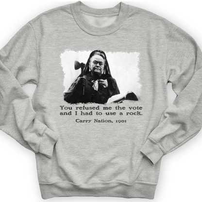 Carry Nation Crewneck Sport Grey / S