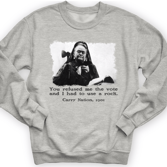 Carry Nation Crewneck Sport Grey / S