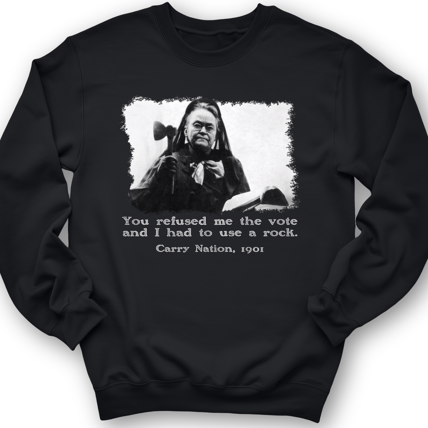 Carry Nation Crewneck Black / S