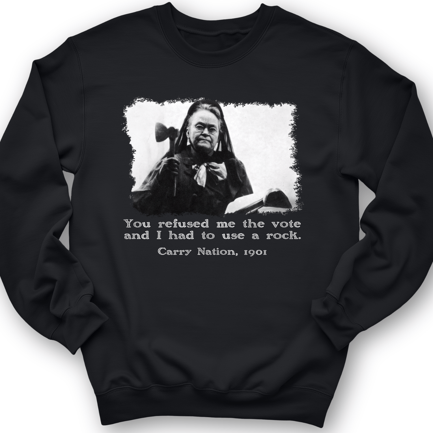 Carry Nation Crewneck Black / S