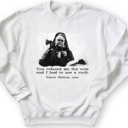 Carry Nation Crewneck White / S