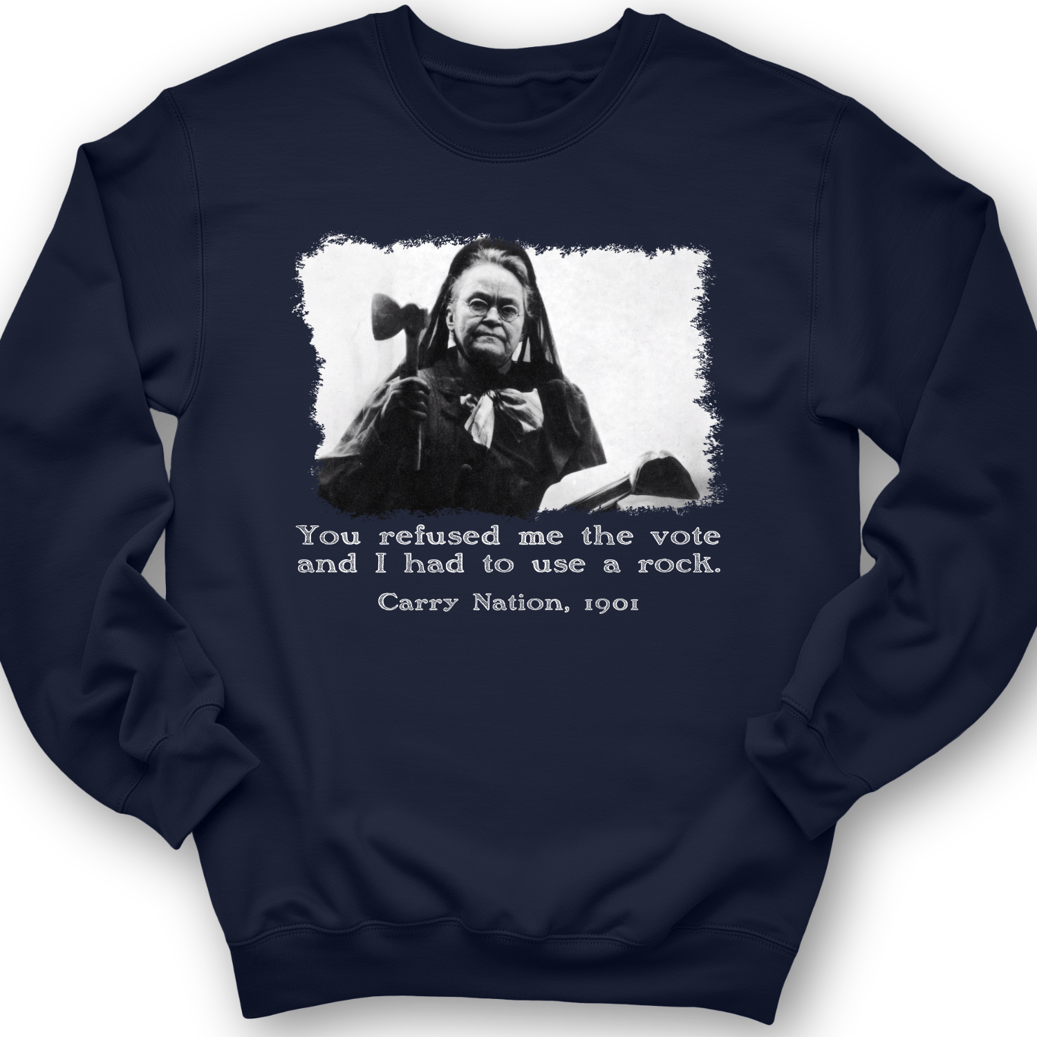 Carry Nation Crewneck Navy / S