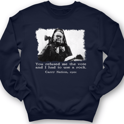 Carry Nation Crewneck Navy / S