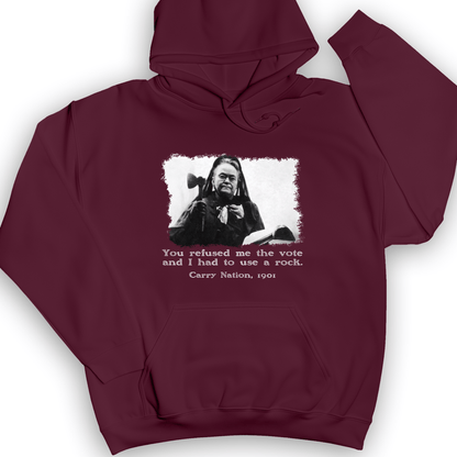 Carry Nation Hoodie Maroon / S