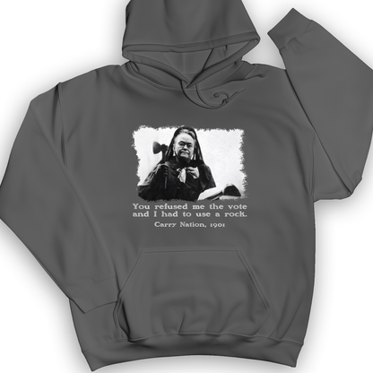 Carry Nation Hoodie Charcoal / S