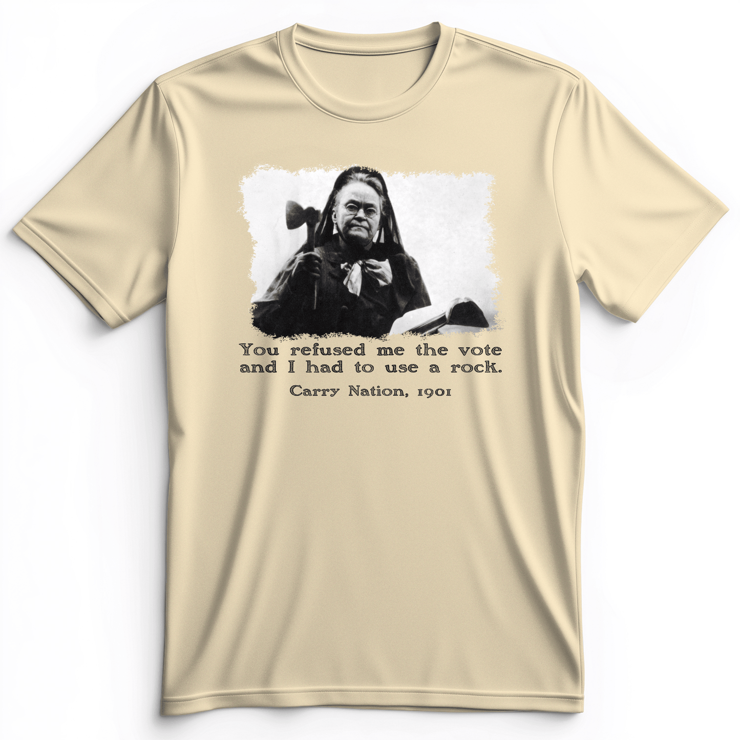 Carry Nation Premium Tee Natural / S