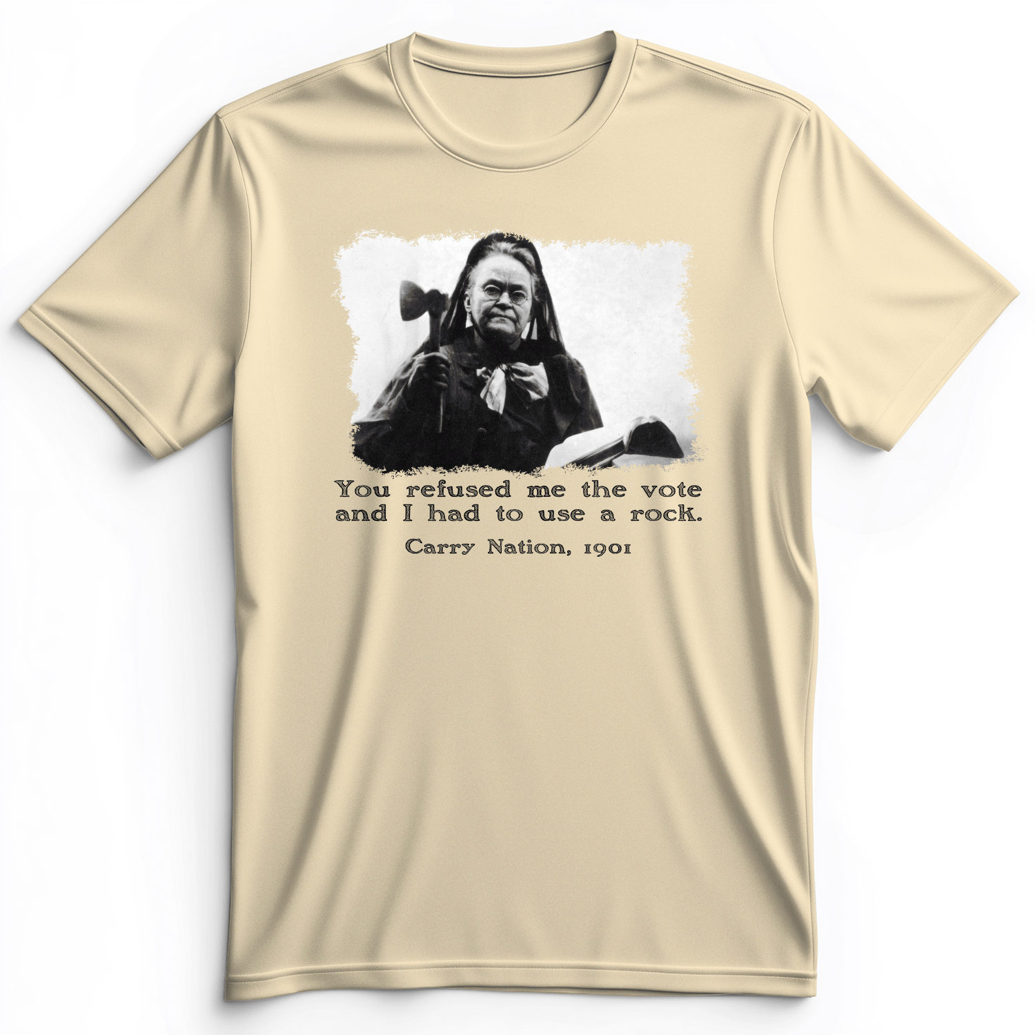 Carry Nation Premium Tee Natural / S