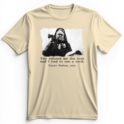 Carry Nation Premium Tee Natural / S