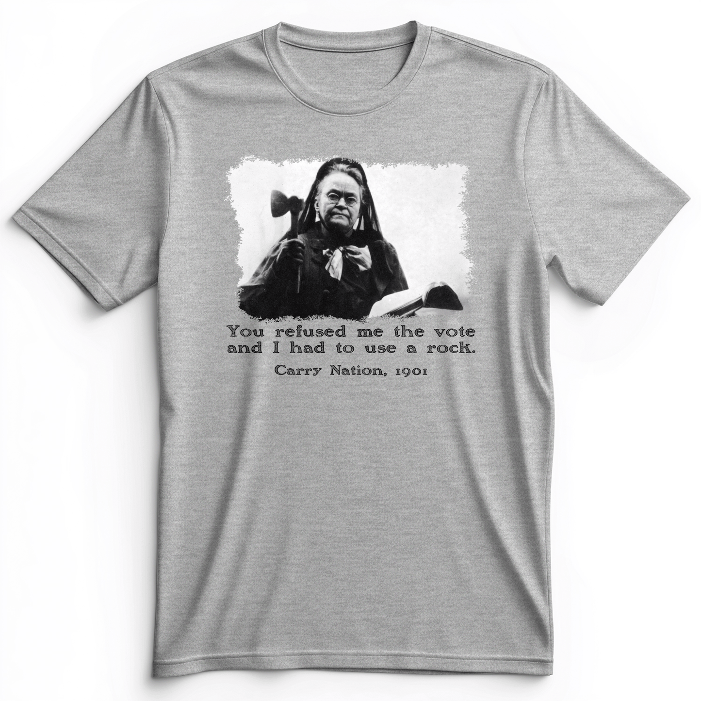 Carry Nation Premium Tee Athletic Heather / S