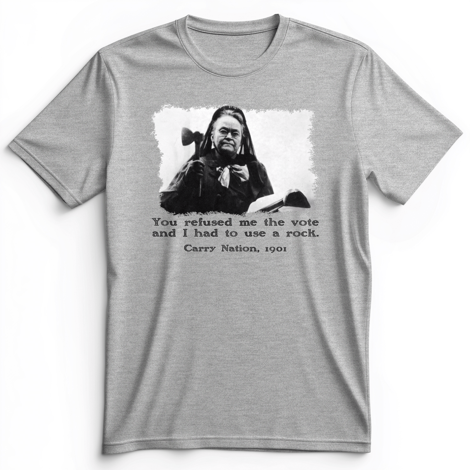 Carry Nation Premium Tee Athletic Heather / S