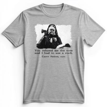 Carry Nation Premium Tee Athletic Heather / S