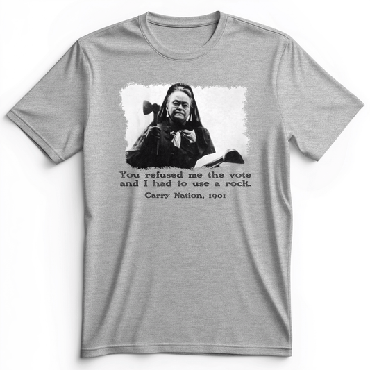 Carry Nation Premium Tee Athletic Heather / S