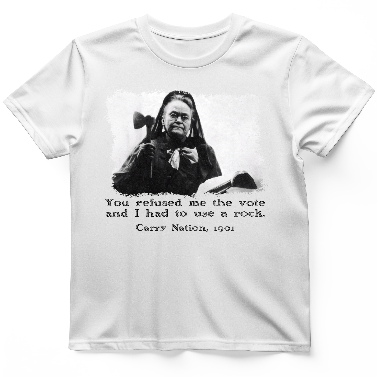 Carry Nation T-Shirt White / S