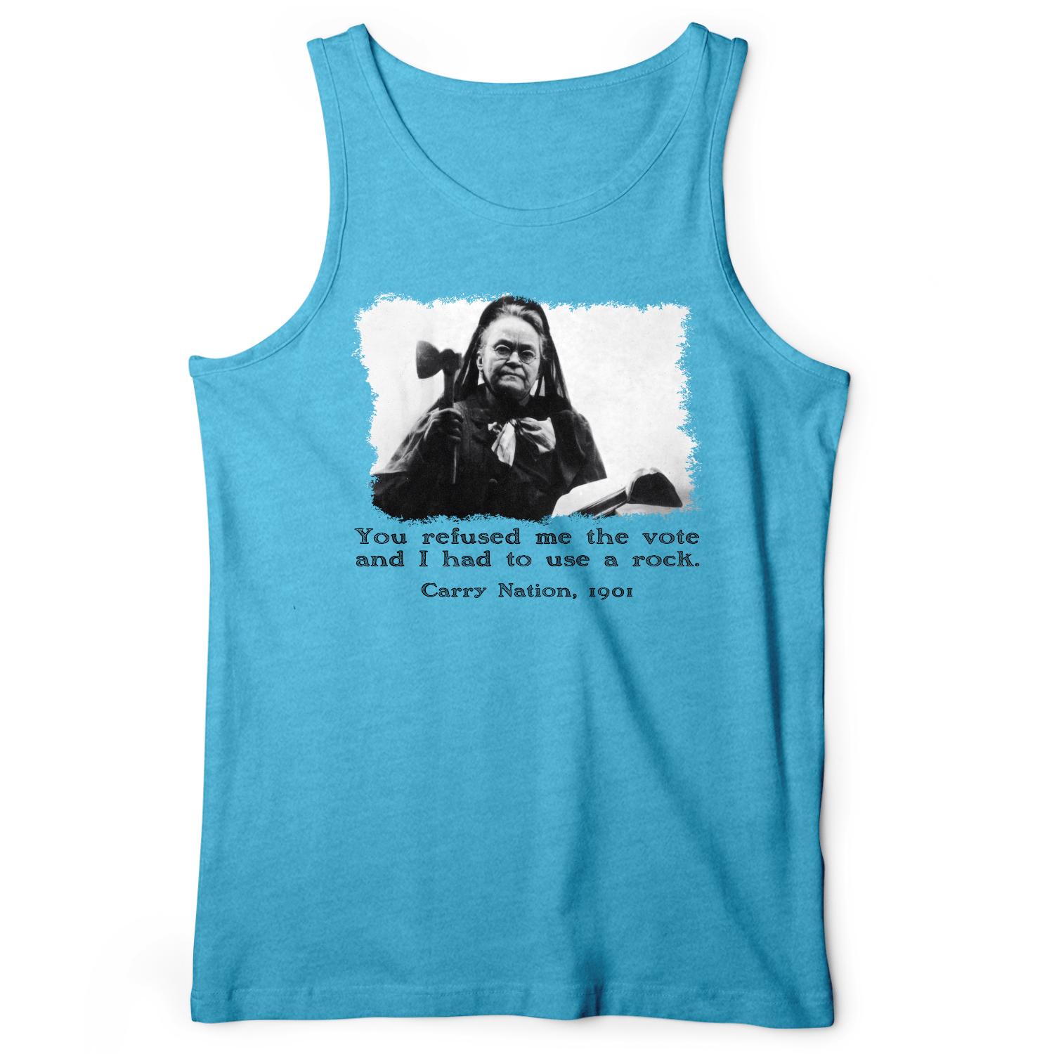 Carry Nation Tank Aqua TriBlend / XS