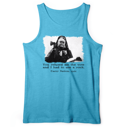 Carry Nation Tank Aqua TriBlend / XS