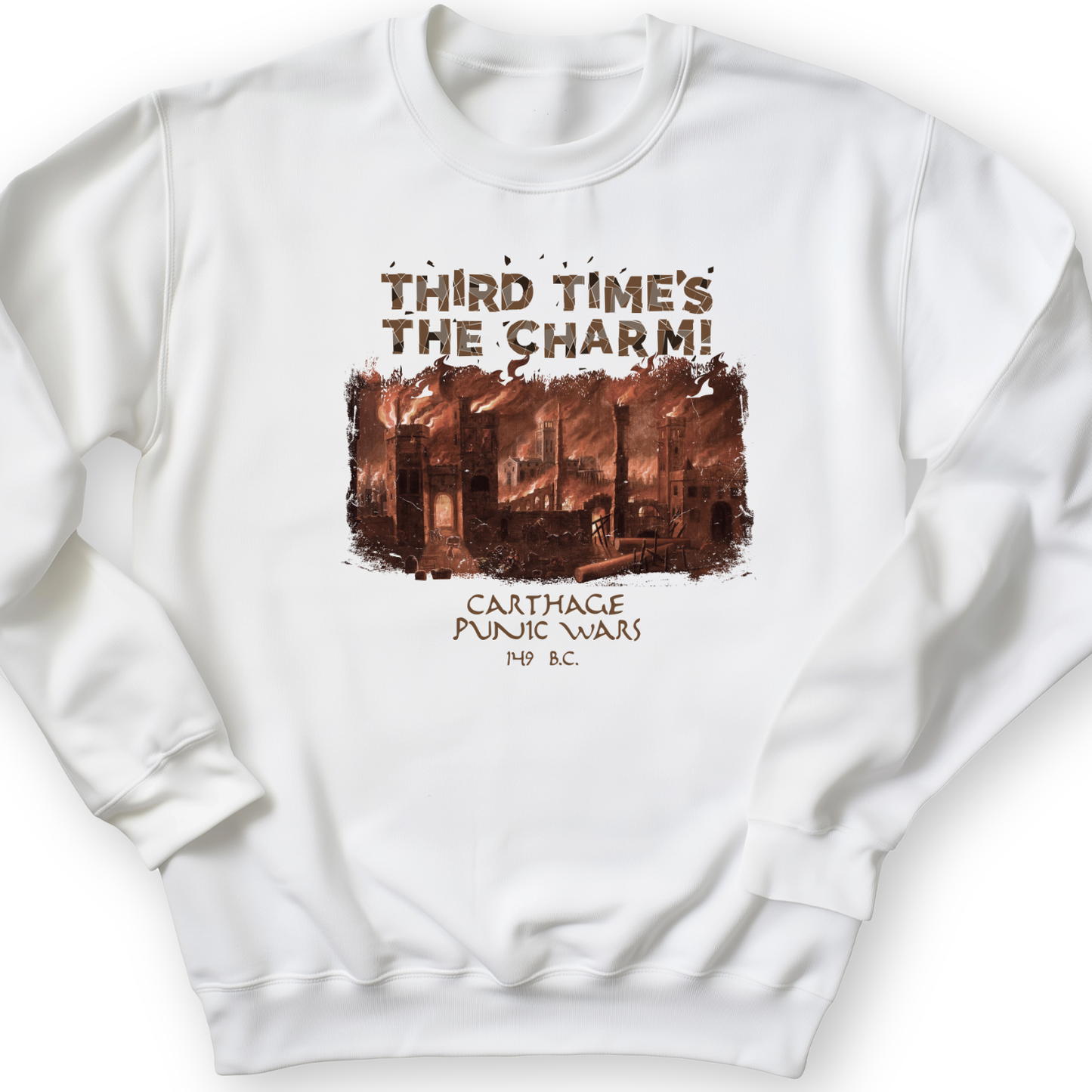 Carthage Crewneck White / S