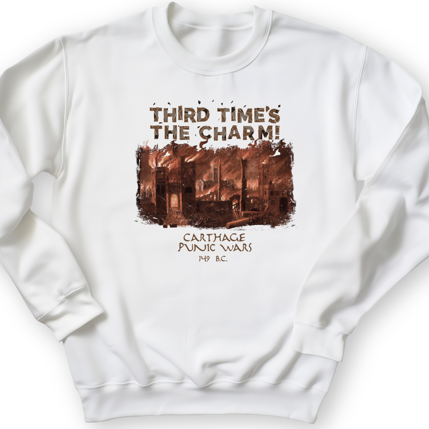 Carthage Crewneck White / S