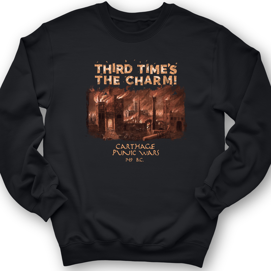 Carthage Crewneck Black / S