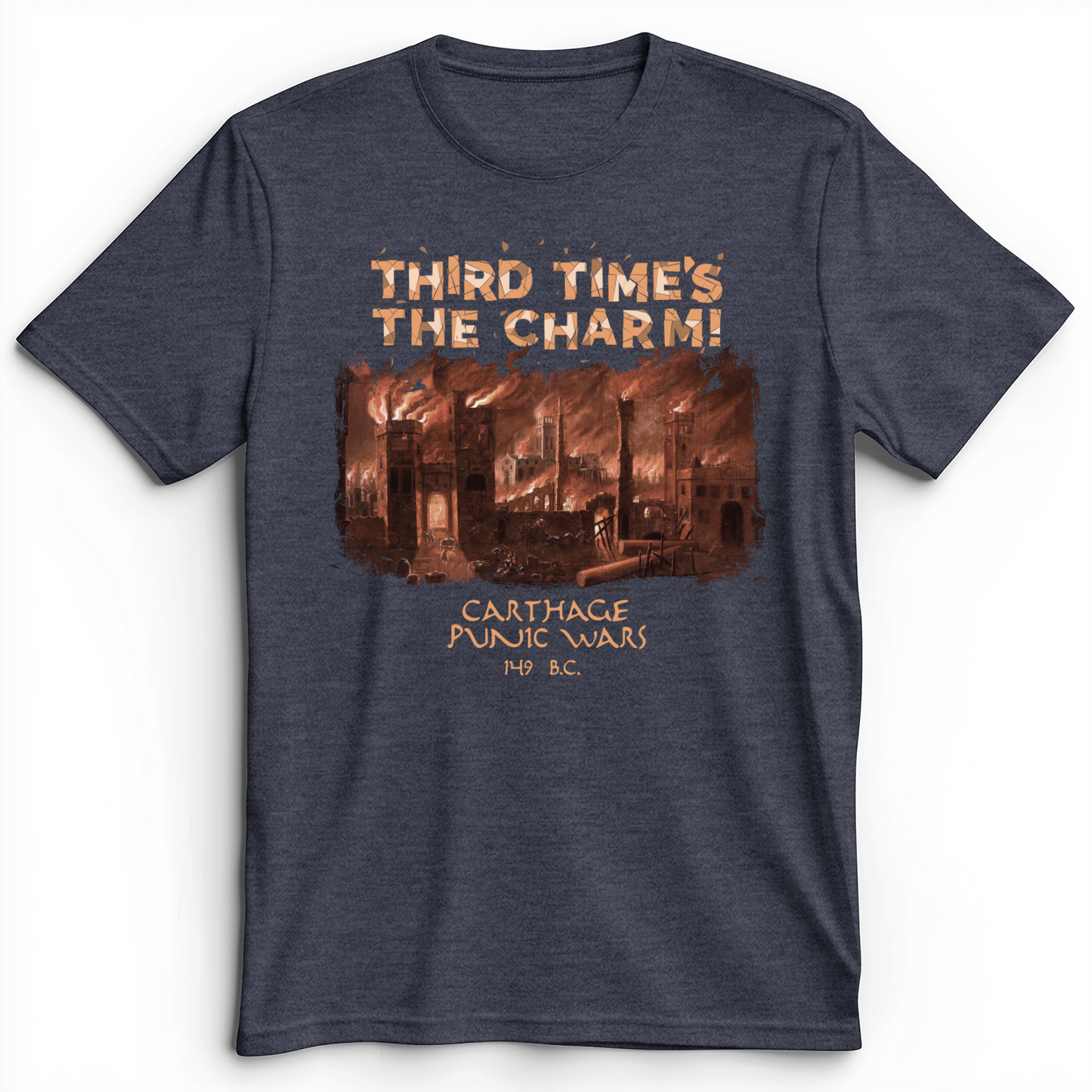 Carthage Premium Tee Dark Grey Heather / S