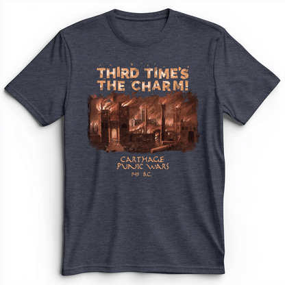 Carthage Premium Tee Dark Grey Heather / S