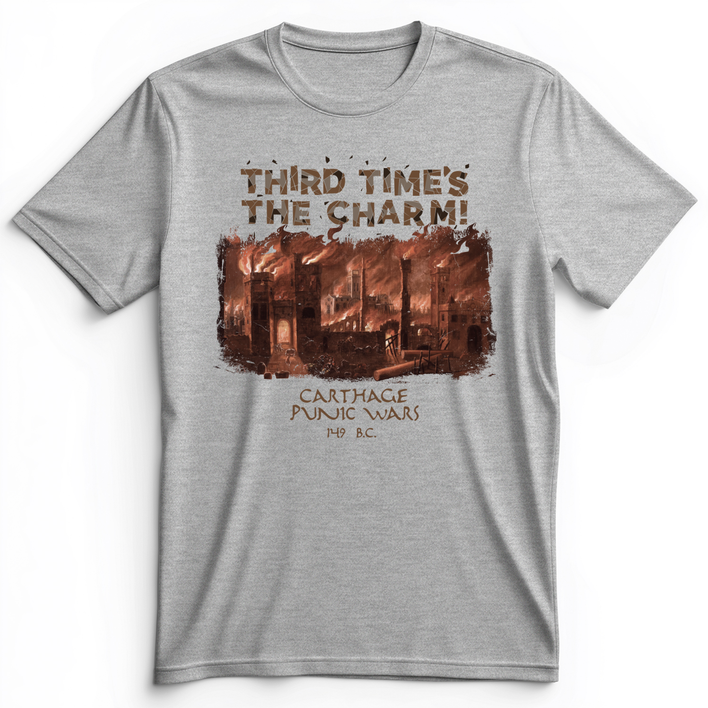 Carthage Premium Tee Athletic Heather / S