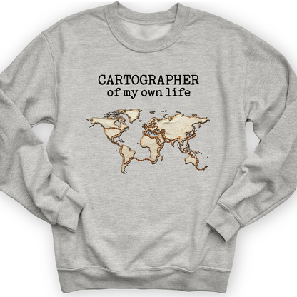 Cartographer of my Own Life Crewneck Sport Grey / S