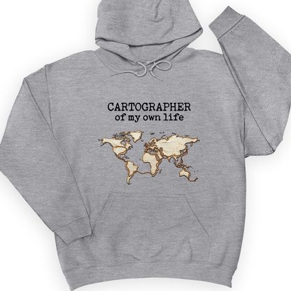 Cartographer of my Own Life Hoodie Sport Grey / S