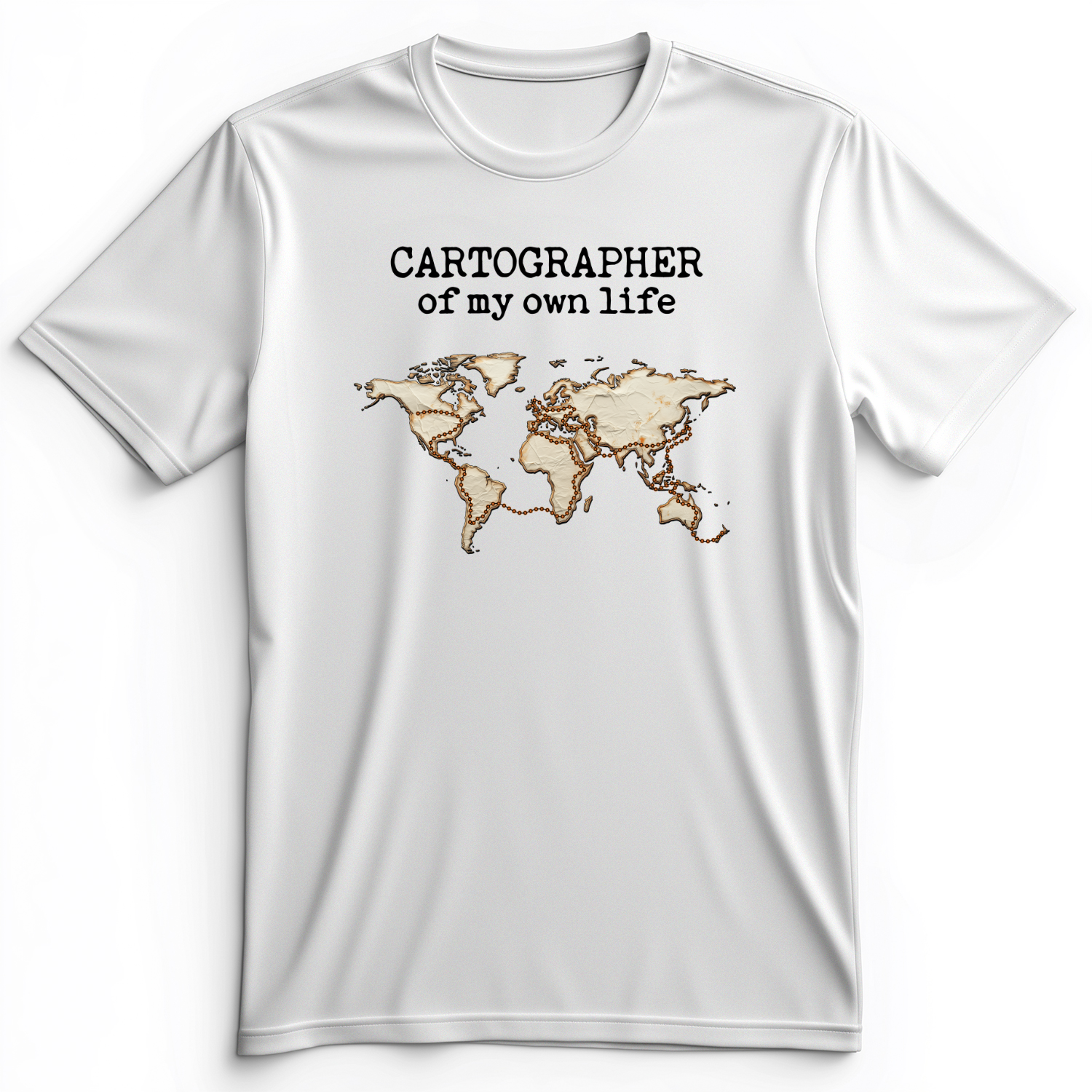 Cartographer of my Own Life Premium Tee White / S