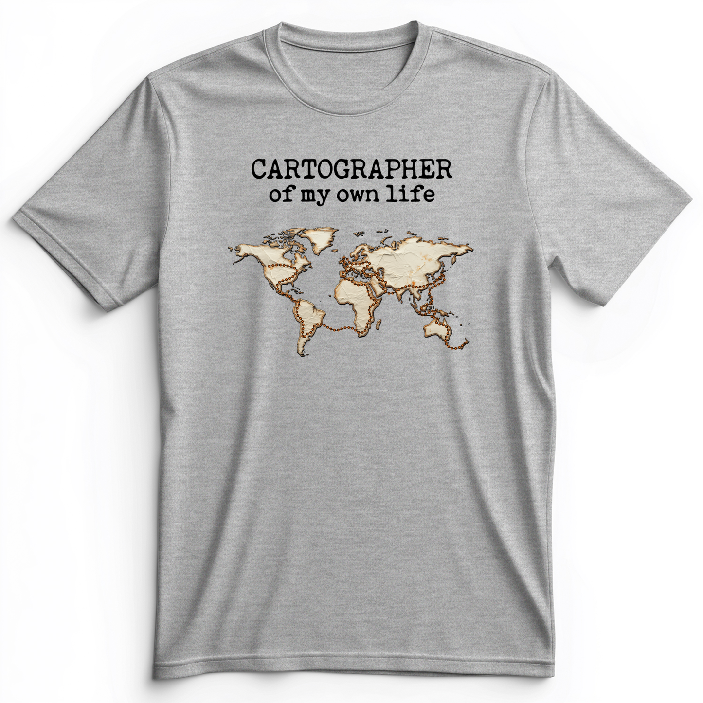 Cartographer of my Own Life Premium Tee Athletic Heather / S