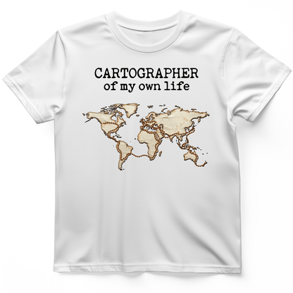 Cartographer of my Own Life T-Shirt White / S