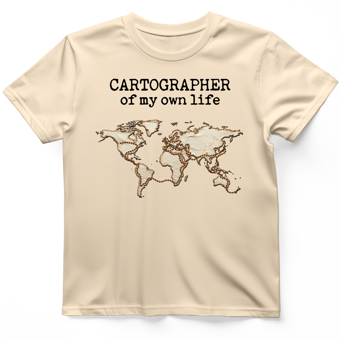 Cartographer of my Own Life T-Shirt Natural / S