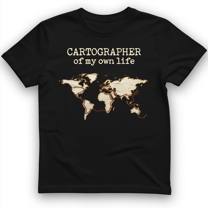 Cartographer of my Own Life T-Shirt Black / S