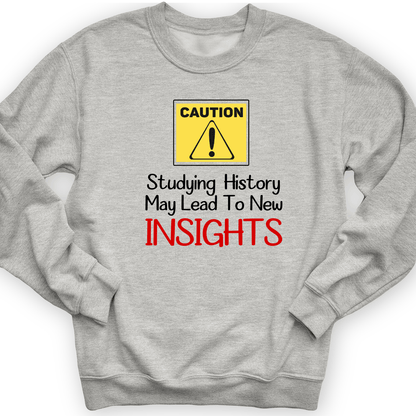 Caution Insights Crewneck Sport Grey / S