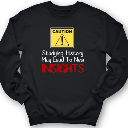 Caution Insights Crewneck Black / S